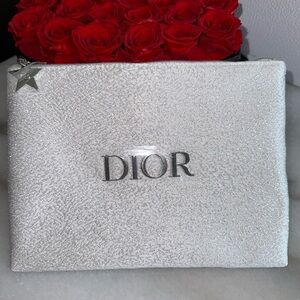 Silver Dior Pouch